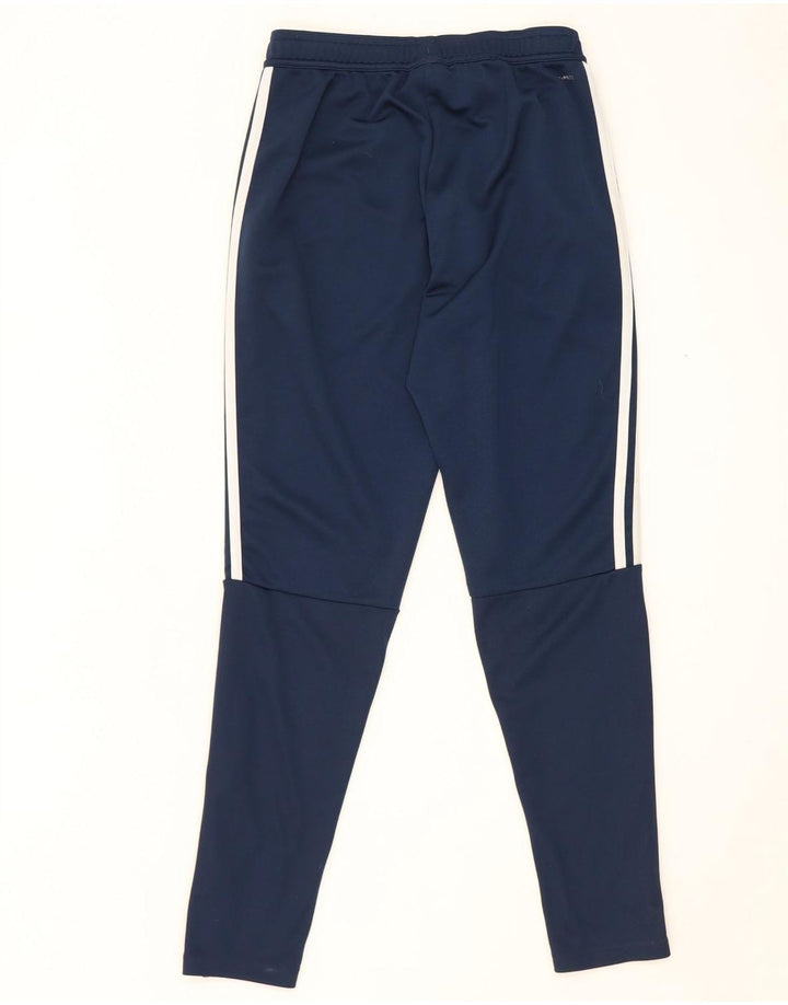 Adidas Mens Climalite Chándal Pantalones Pequeños Azul Marino Poliéster
