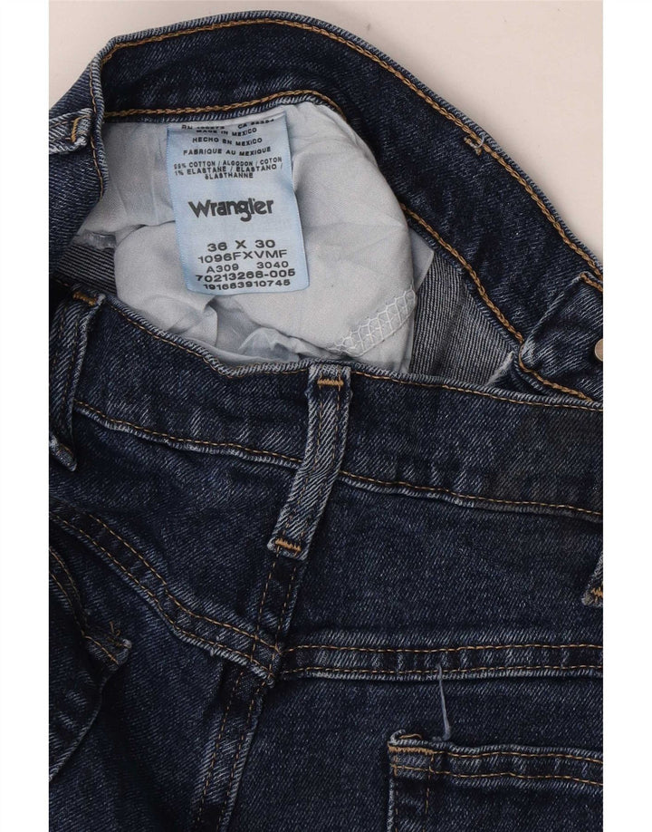 Vaqueros Wrangler Hombre Rectos W36 L30 Algodón Azul