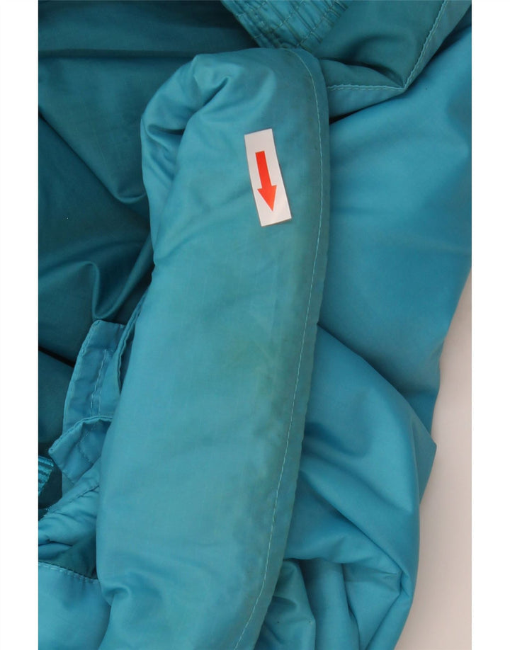 Nike Chaqueta de chándal para hombre, talla grande, nailon color block azul