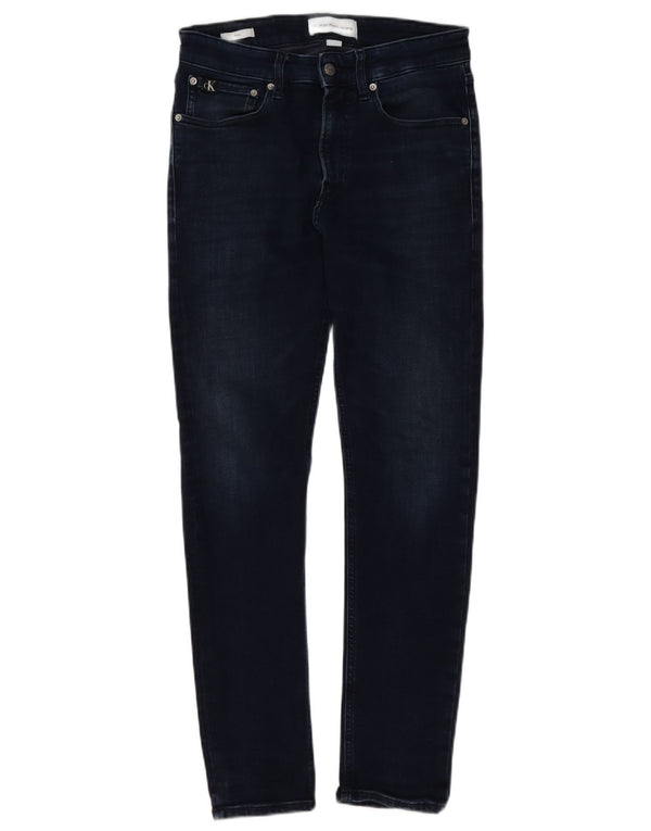 Calvin Klein Jeans ajustados para hombre W32 L30 Algodón azul marino