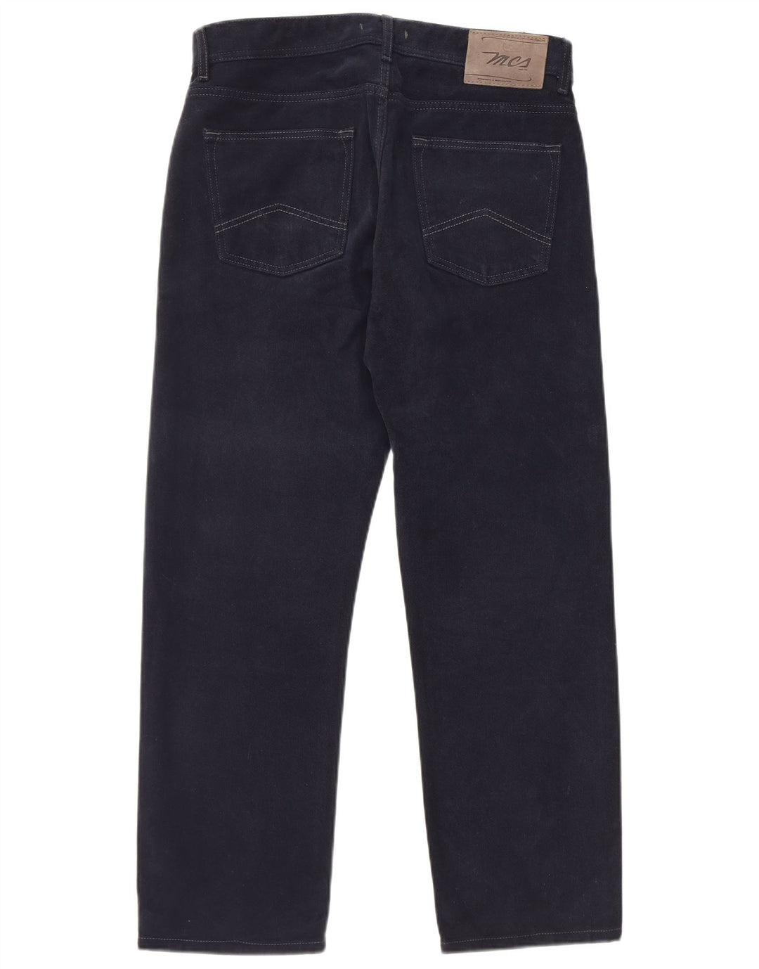 MARLBORO CLASSICS Pantalones casuales de corte regular para hombre W32 L28 Azul marino