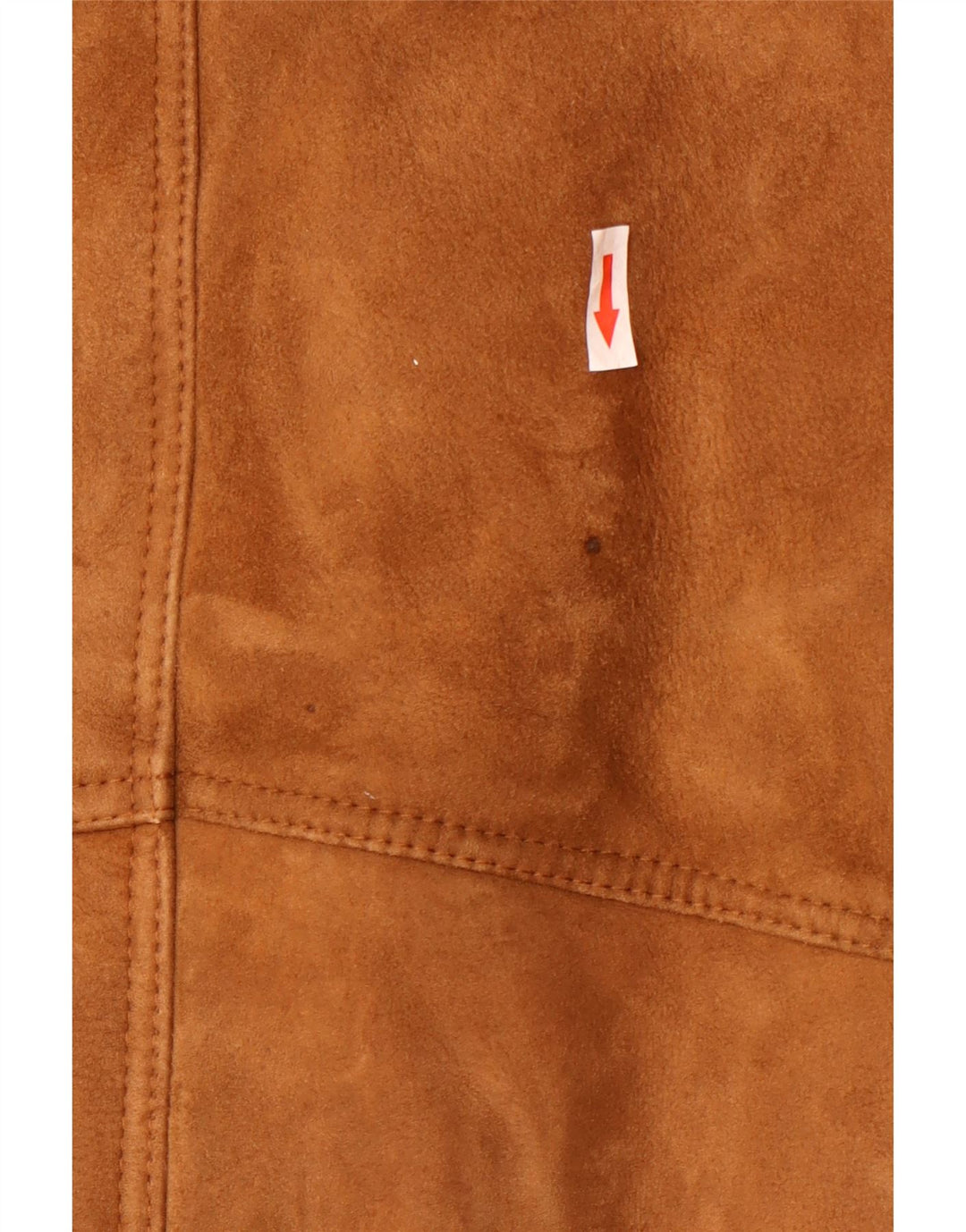 Vintage hombres shearling chaqueta Reino Unido 40 marrón grande