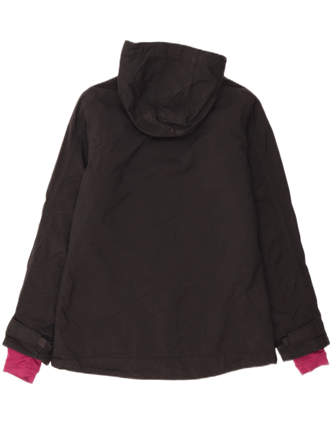 Carhartt Chaqueta cortavientos con capucha para mujer US 8/10 Mediano Negro Poliéster