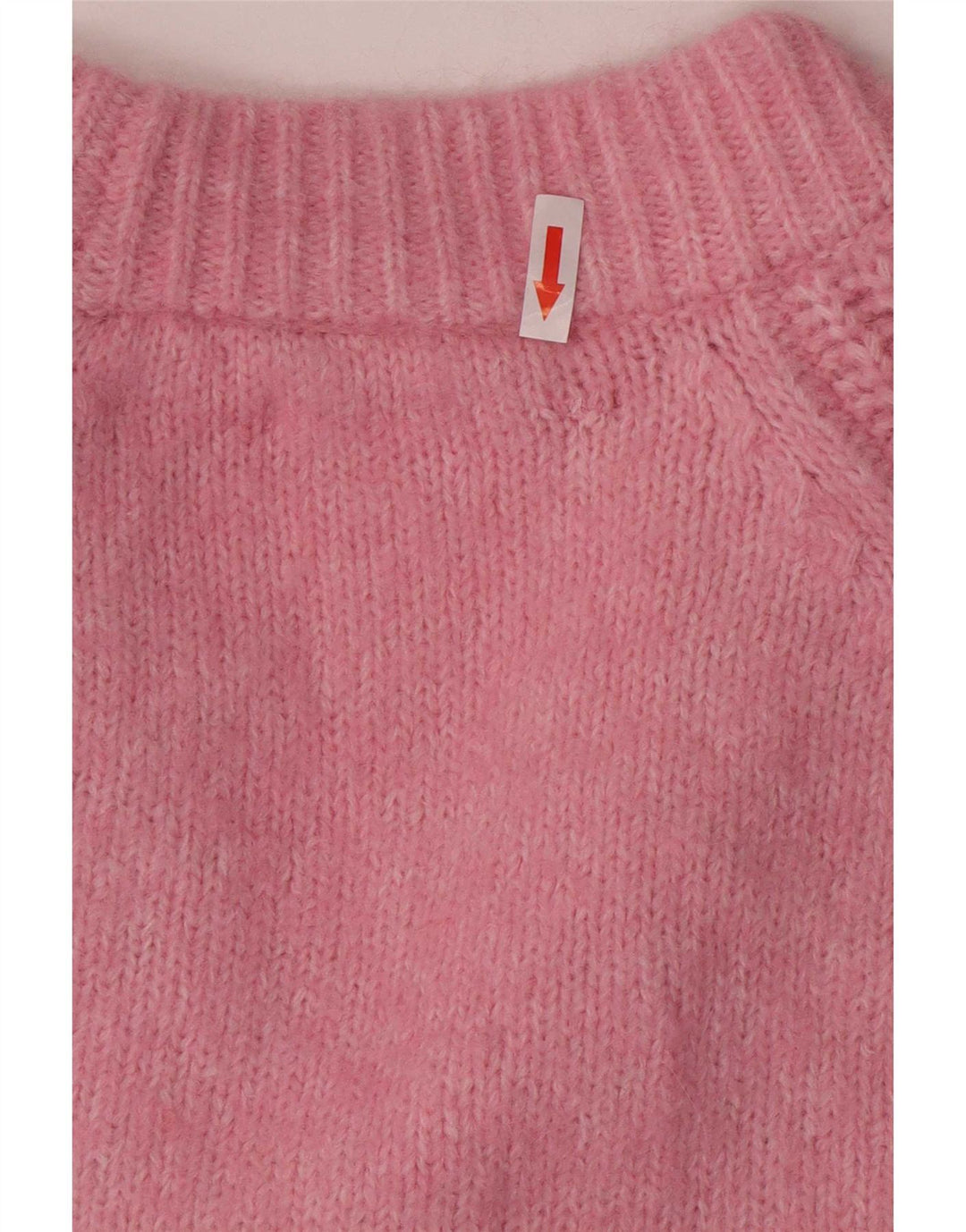 Vintage mujer Cardigan suéter Reino Unido 14 rosa medio