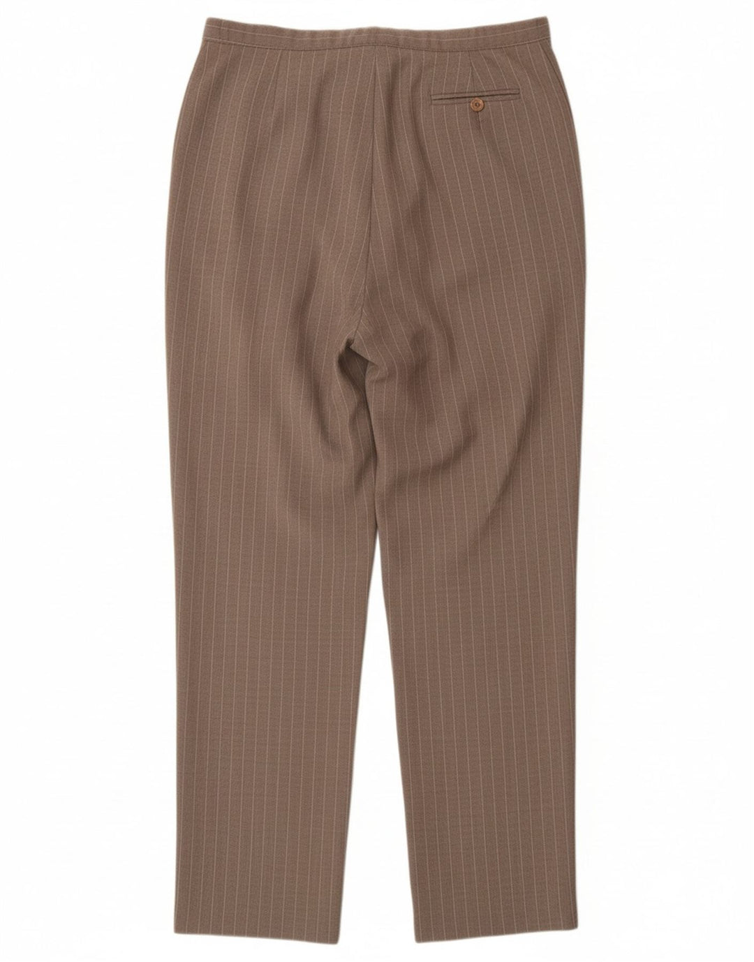 LAURA ASHLEY Pantalones de traje de cintura alta para mujer UK 40 Large W32 L31 Gris