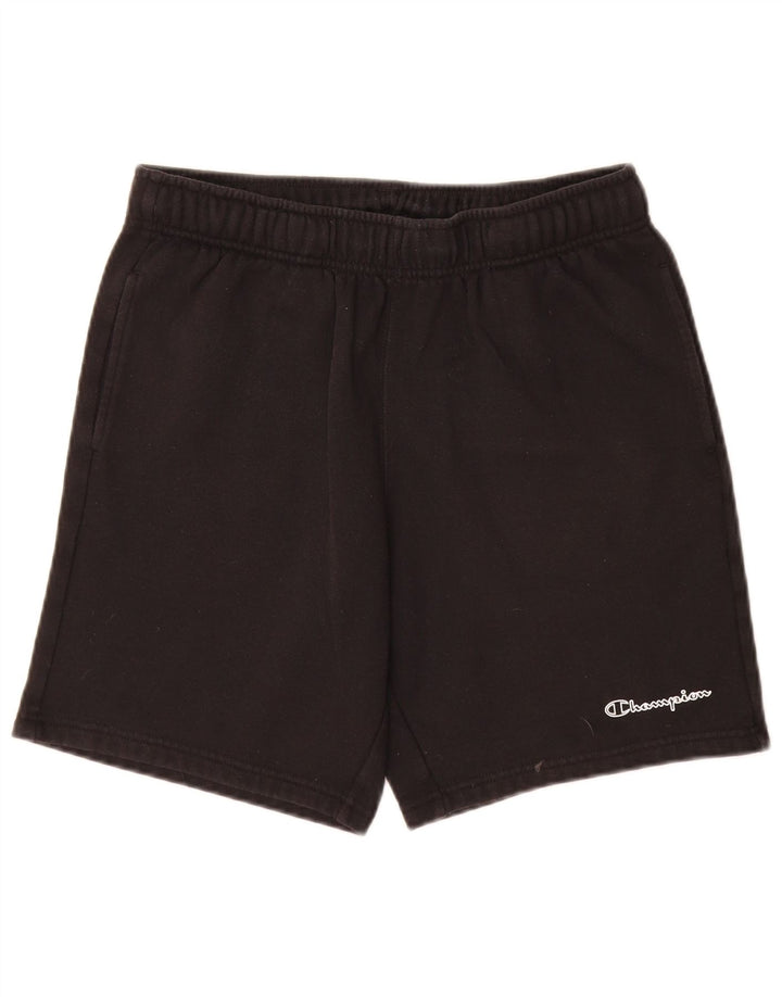 Champion Shorts deportivos para hombre Algodón negro mediano
