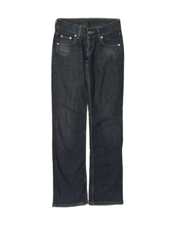 Vaqueros Levi's Mujer Rectos W26 L32 Azul Marino Algodón