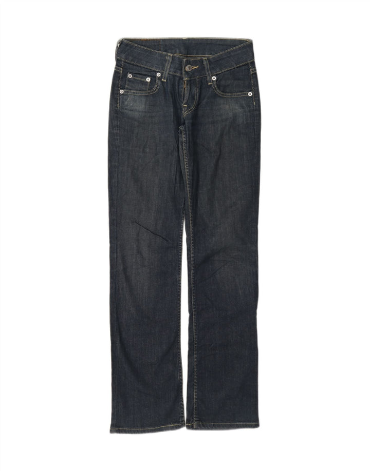 Vaqueros Levi's Mujer Rectos W26 L32 Azul Marino Algodón