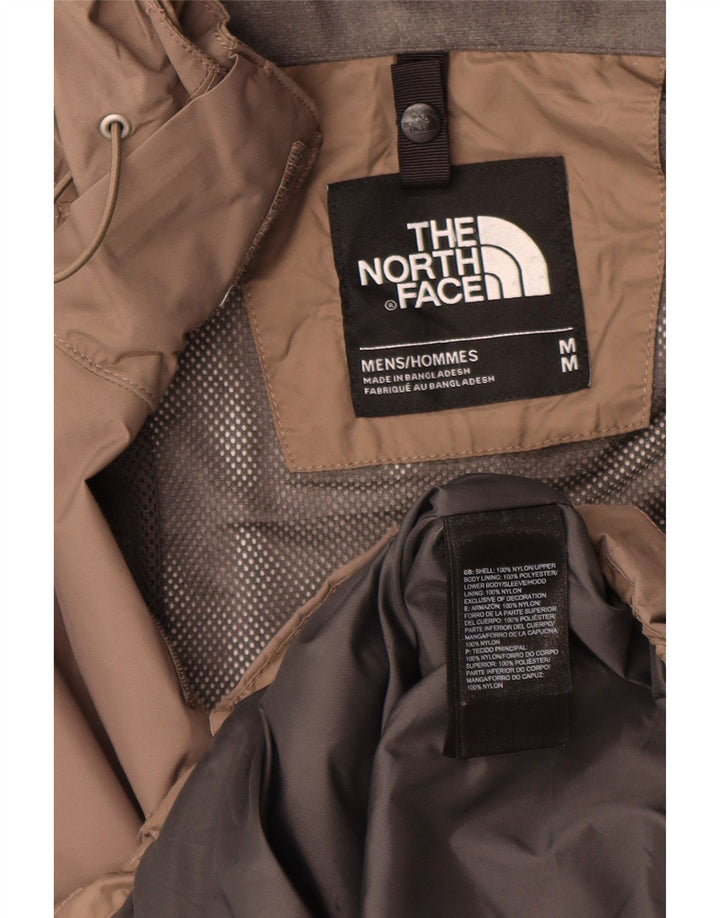 The North Face Chaqueta impermeable con capucha para hombre UK 38 Medium Beige Nylon