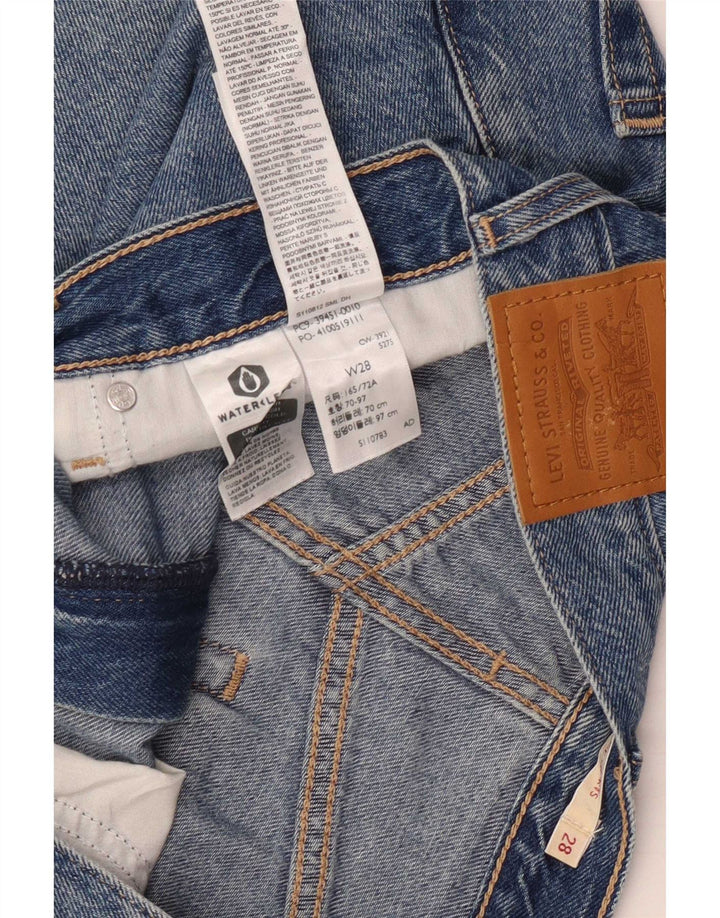 Shorts Levi's Mujer W28 Algodón Azul Medio