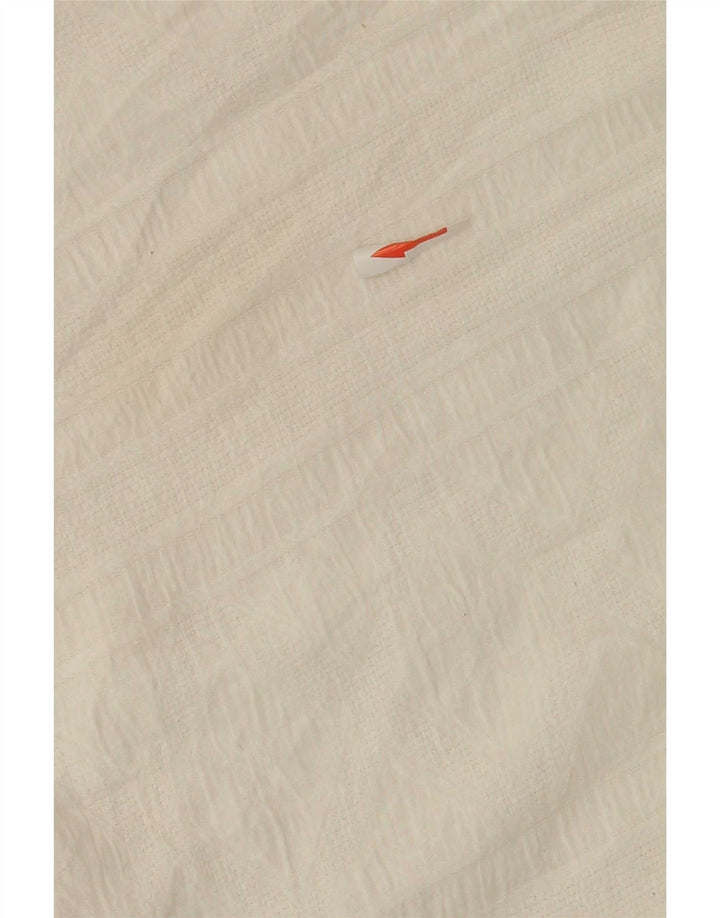 Zara Cárdigan extragrande de manga corta y palangre para mujer UK 44 Medium White