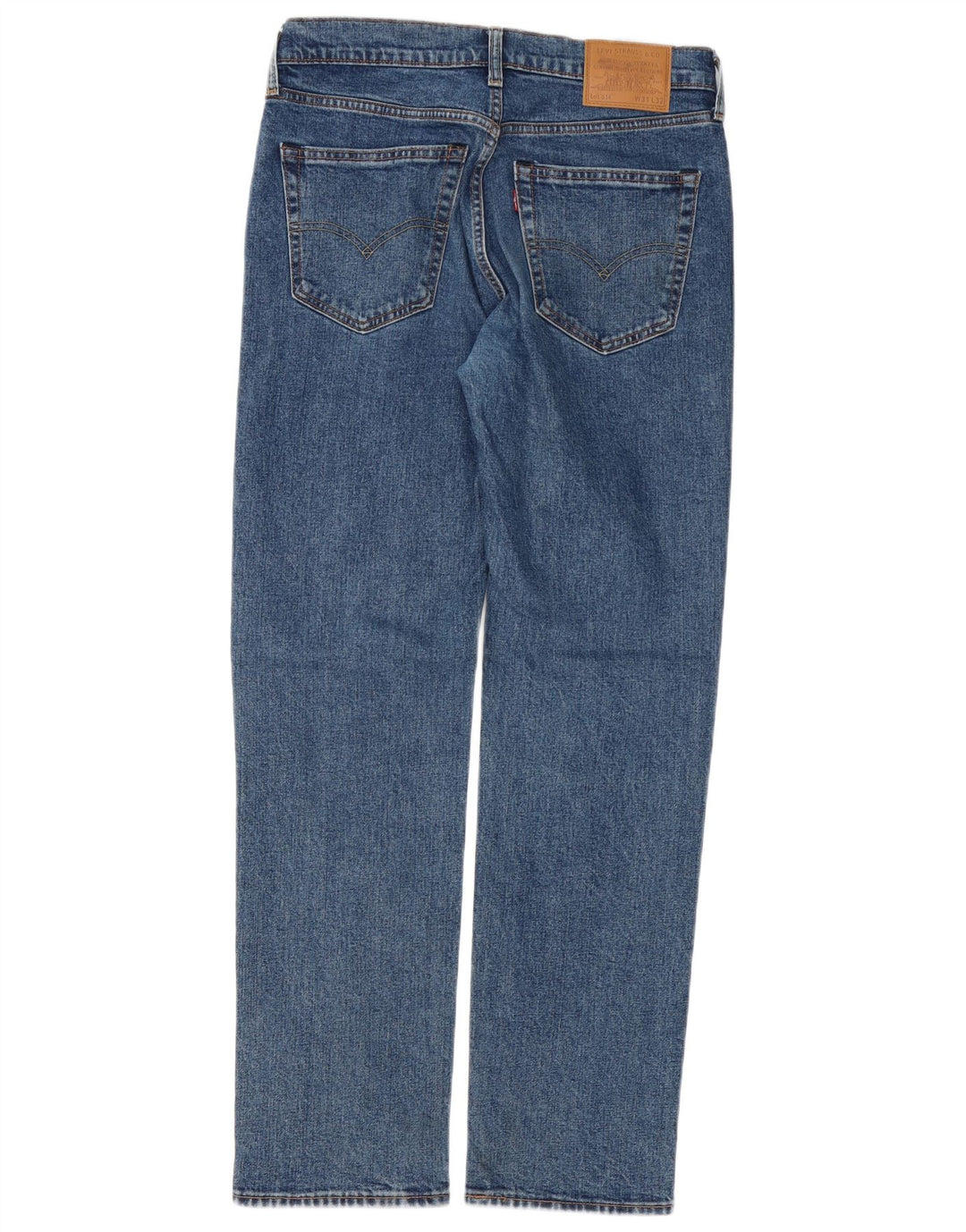 Levi's Hombre 514 Vaqueros Rectos W31 L32 Algodón Azul