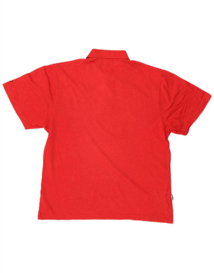 Polo Rip Curl Hombre Pequeño Algodón Rojo