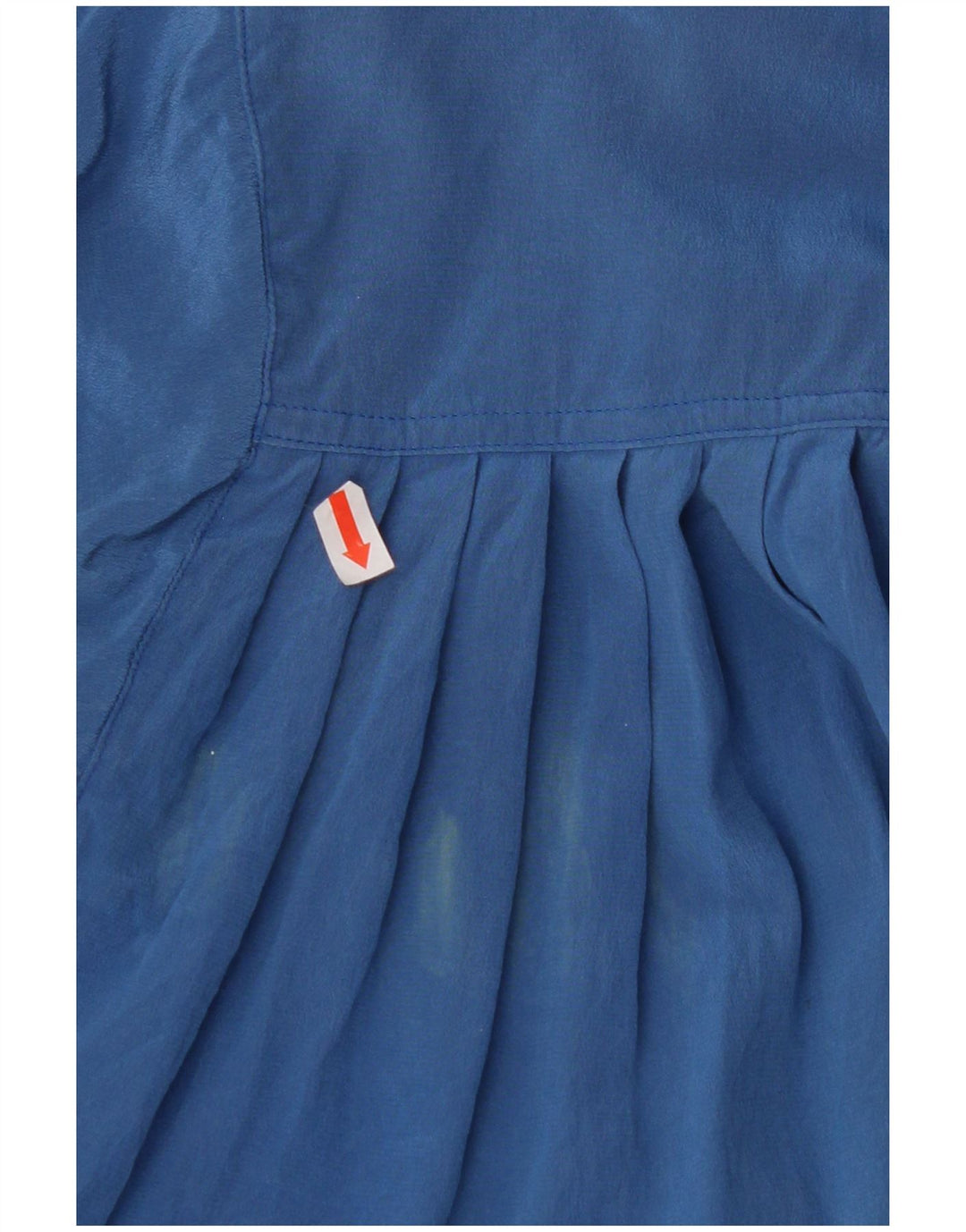 MAX MARA Vestido camisero de manga corta extragrande para mujer UK 40 Azul medio