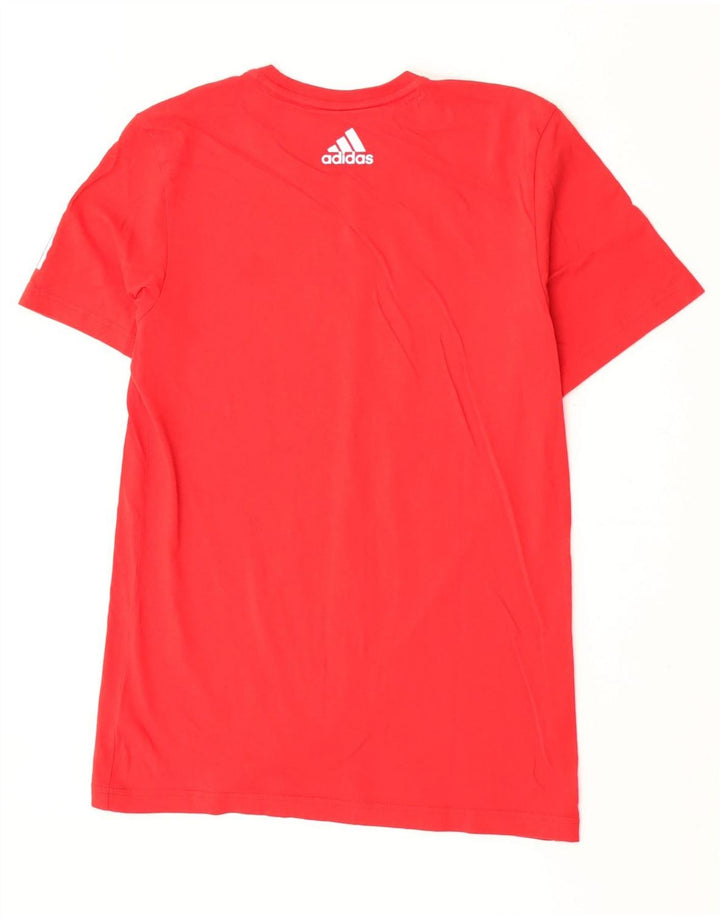 Camiseta Adidas Hombre Top Medium Rojo Algodón