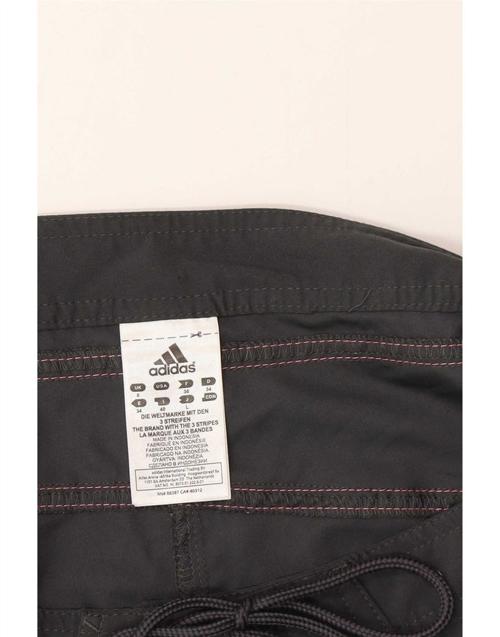 Adidas - Bañador para mujer (talla 8), color negro, poliéster