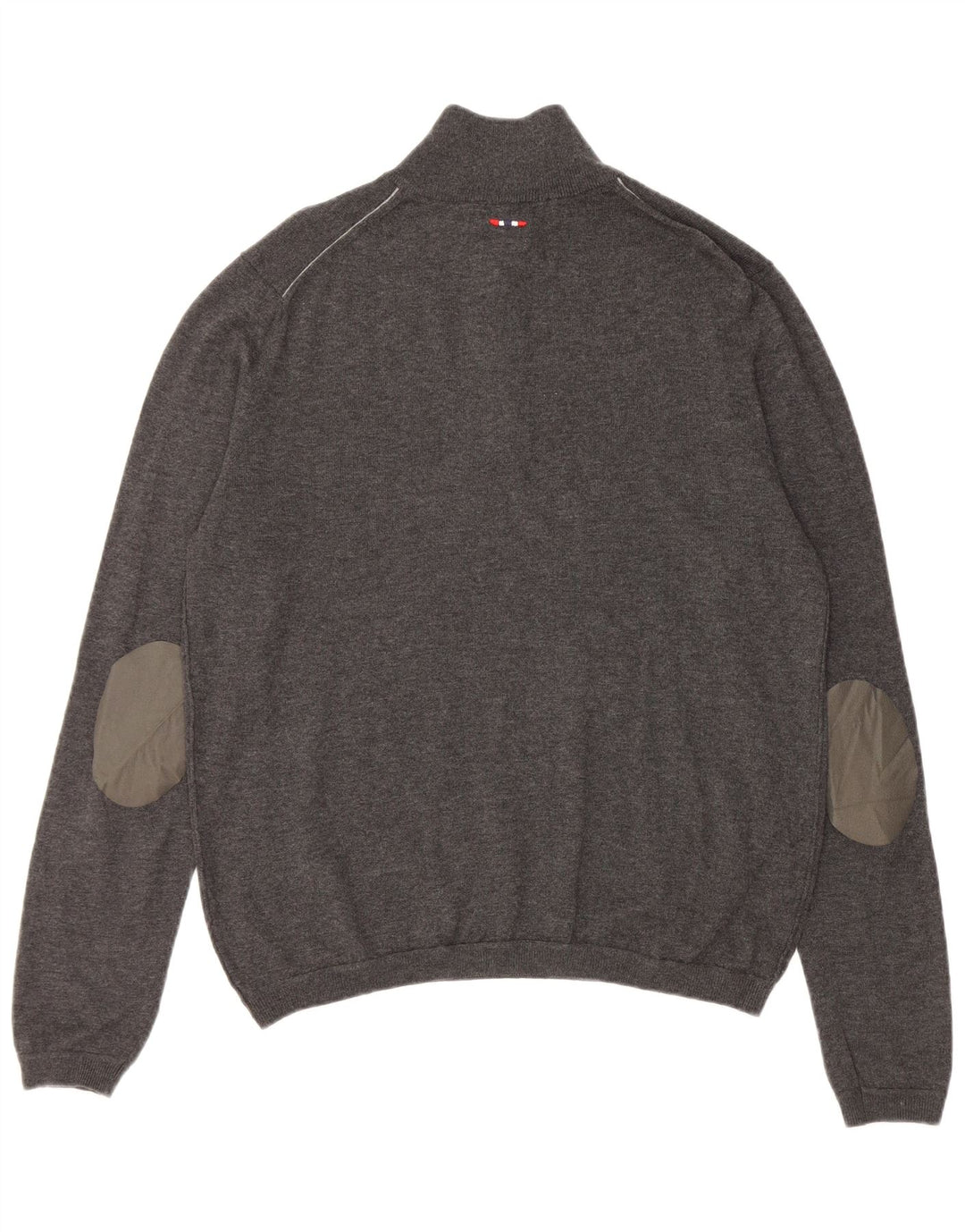 NAPAPIJRI Suéter tipo jersey con cuello y cremallera Geographic para hombre Lana merino gris medio