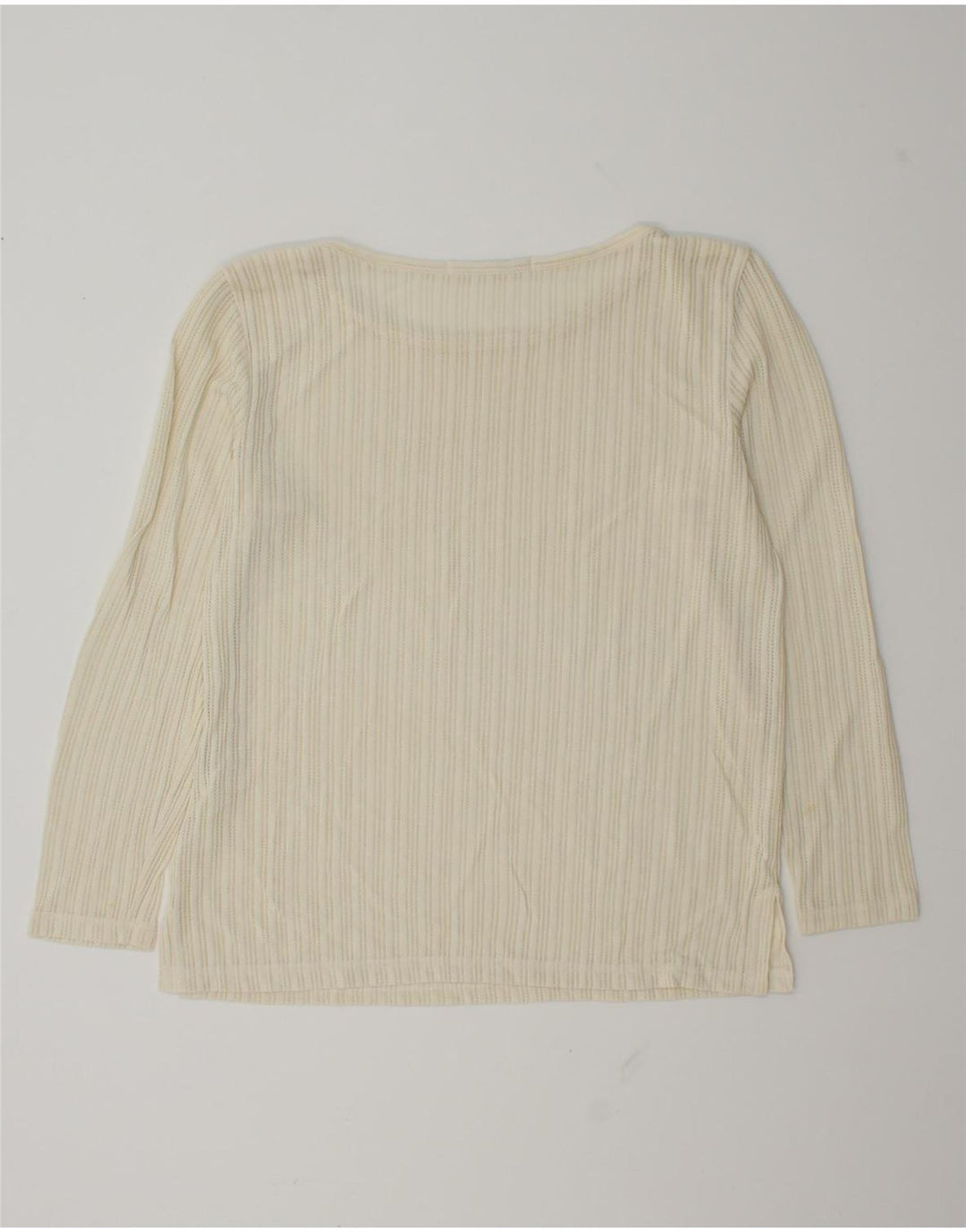 Penny Black Top para mujer de manga larga UK 44 Medium Off White Viscosa