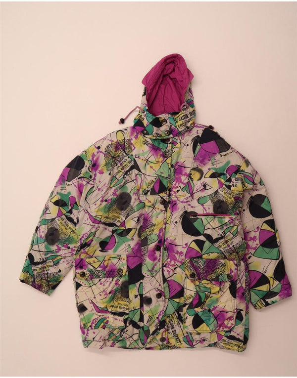 Gil Bret Chaqueta acolchada con capucha para mujer UK 46 Grande Poliamida multicolor