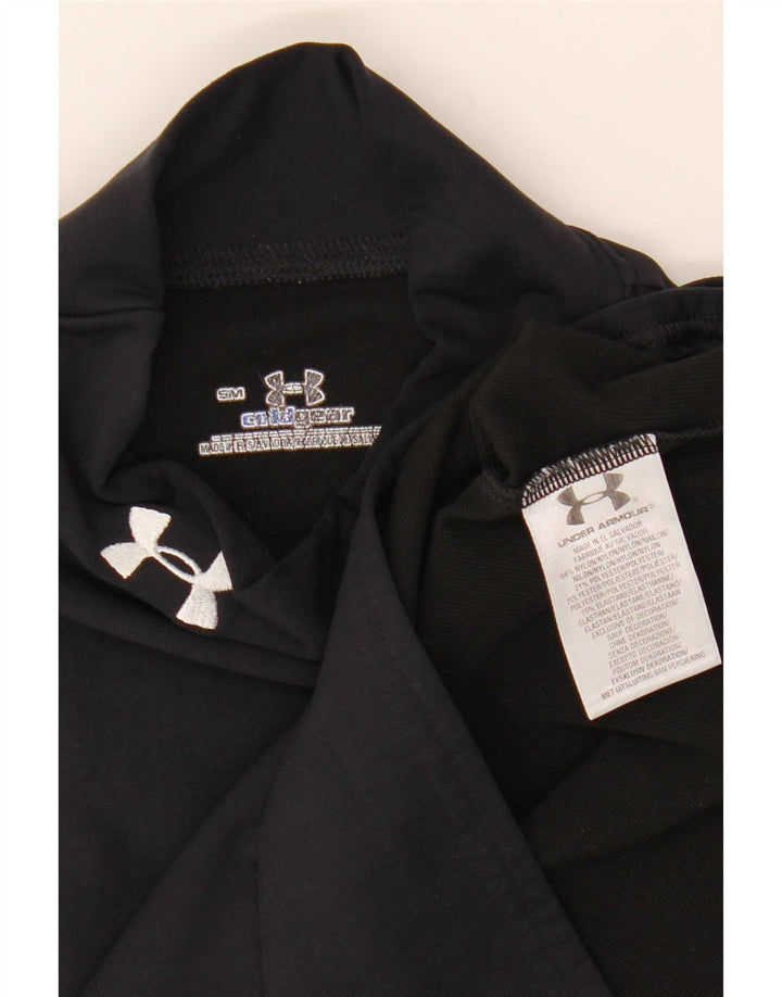 Under Armour Cold Gear Top manga larga para hombre poliéster negro pequeño