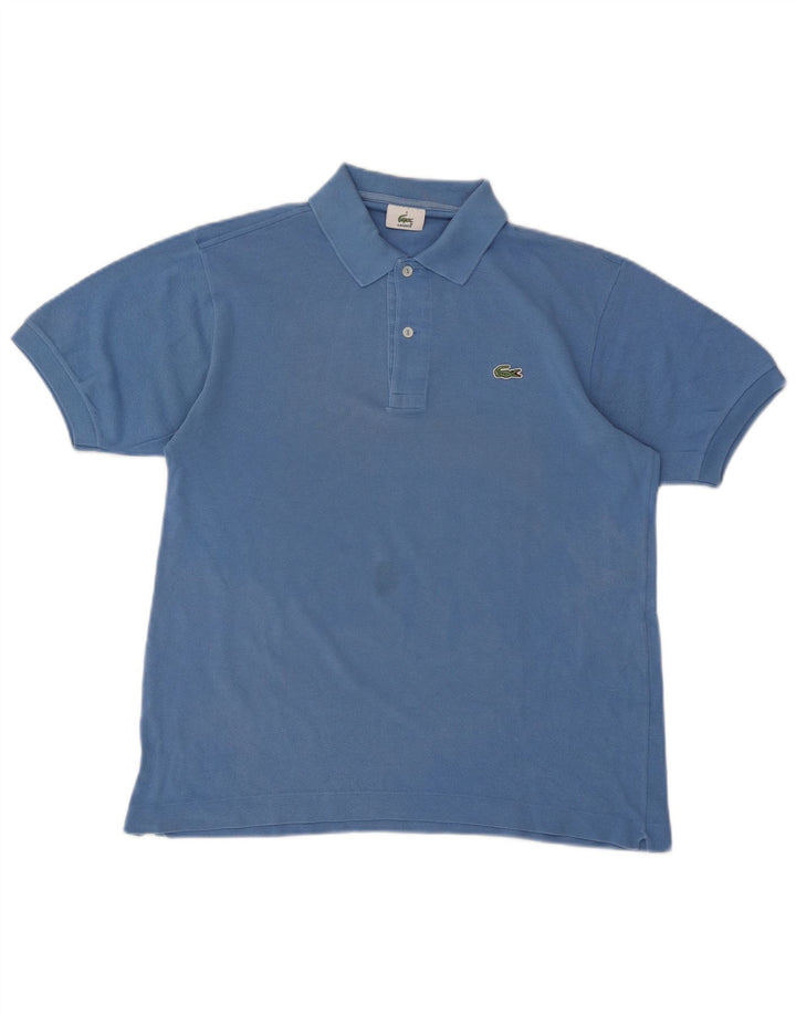Polo Lacoste para hombre talla 4 algodón azul medio