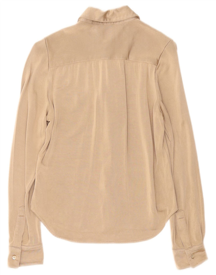 Camisa Aspesi Mujer UK 10 Small Beige
