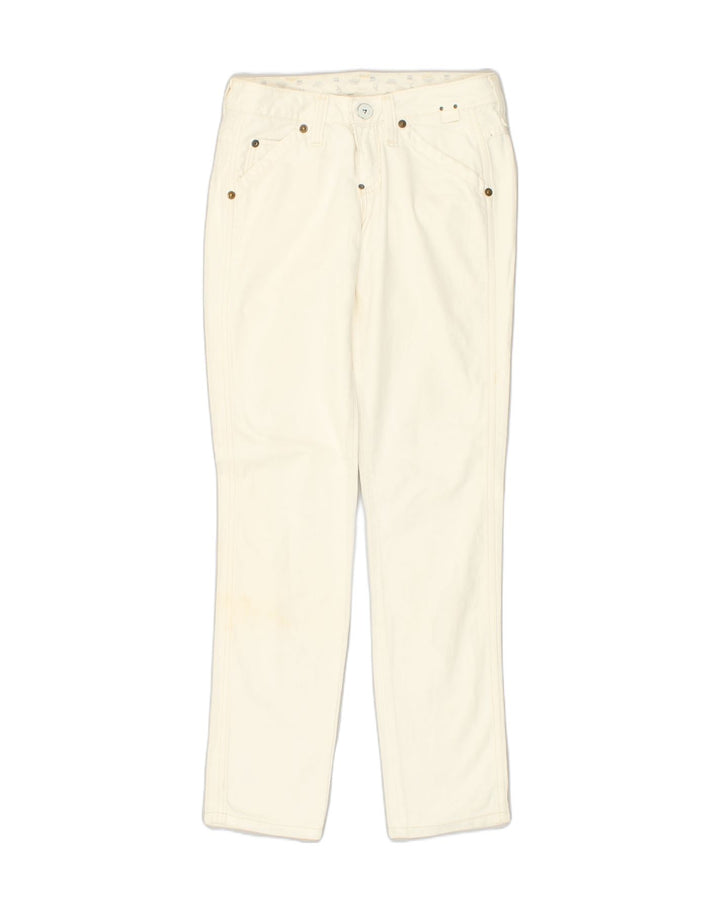 G-STAR Womens Slim Jeans W26 L31  Beige Cotton | Vintage G-Star | Thrift | Second-Hand G-Star | Used Clothing | Messina Hembry 