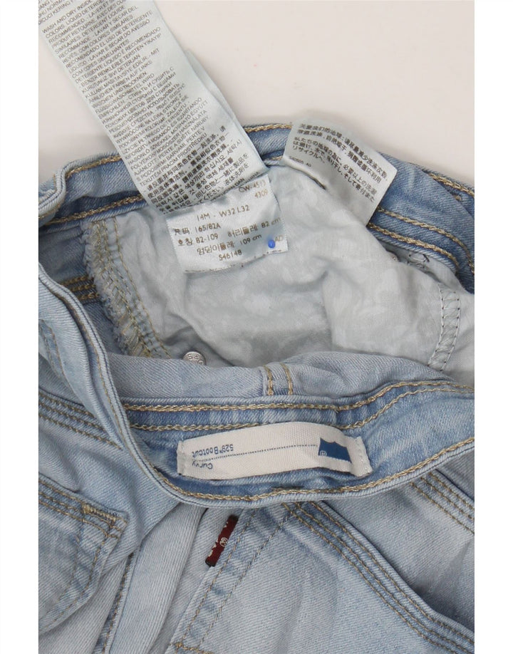 Levi's Mujer 529 Curvy Bootcut Jeans W32 L32 Algodón Azul
