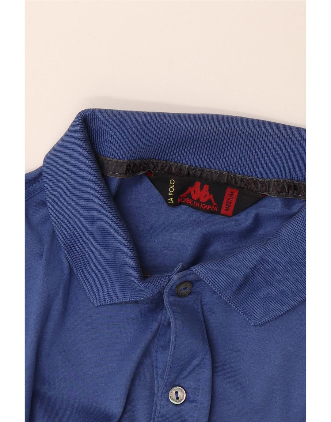 Polo Kappa Hombre Azul Medio