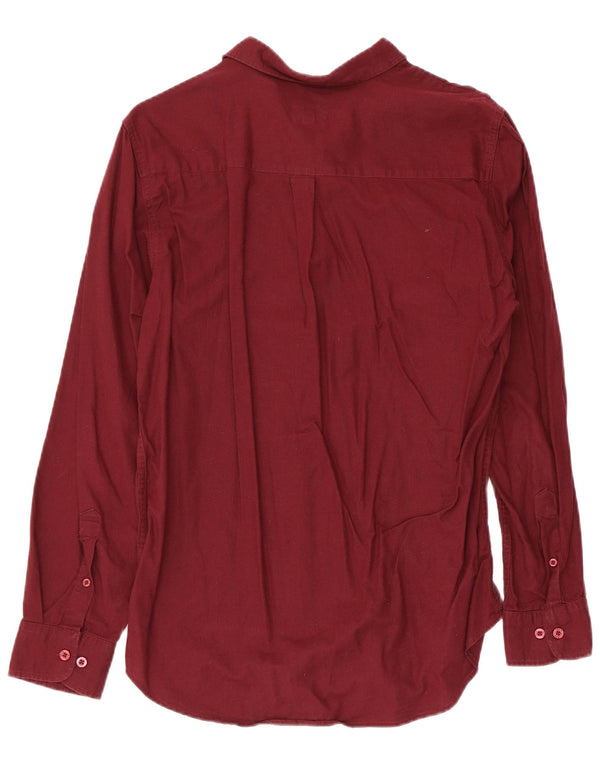 Camisa Levi's para hombre grande de algodón burdeos