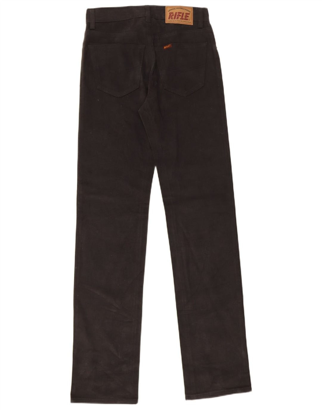 Vaqueros rectos para hombre Rifle W28 L34 Algodón negro
