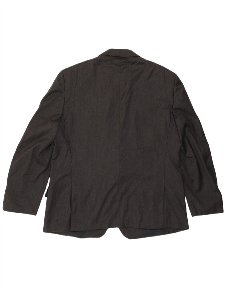 CANTARELLI Chaqueta tipo blazer de 2 botones Loro Piana para hombre IT 58 4XL Gris