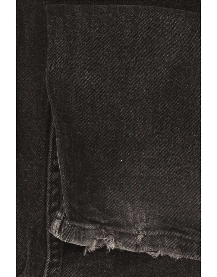 Vaqueros rectos de corte regular para hombre Lee W42 L30 Algodón negro