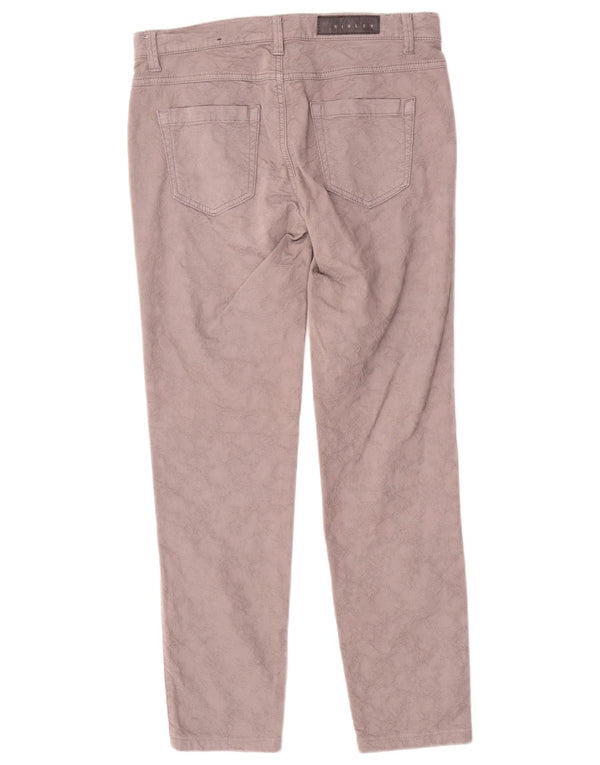 Sisley Pantalones Casuales Súper Ajustados para Mujer W28 L28 Algodón Gris
