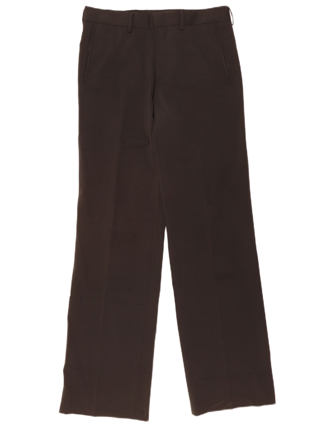 ZARA Pantalón chino recto para hombre EU 40 Medium W31 L34 Poliéster negro