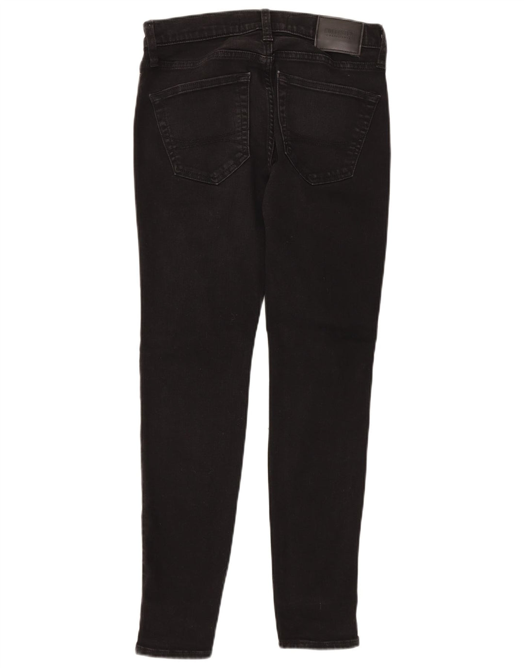 HOLLISTER Vaqueros pitillo desgastados para mujer W29 L30 Algodón negro