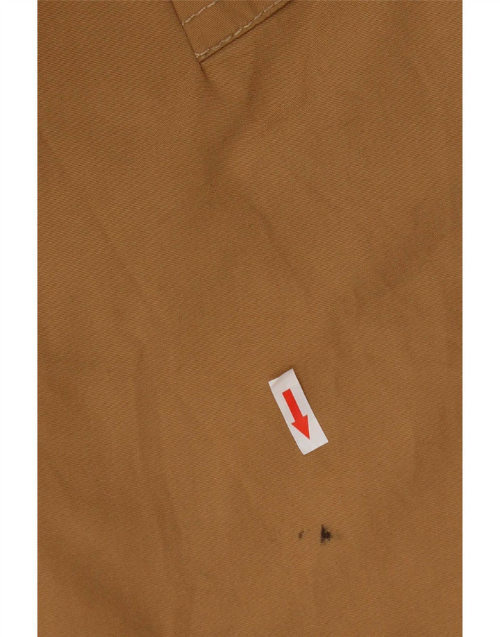 Vintage hombres abrigo Reino Unido 40 algodón beige grande