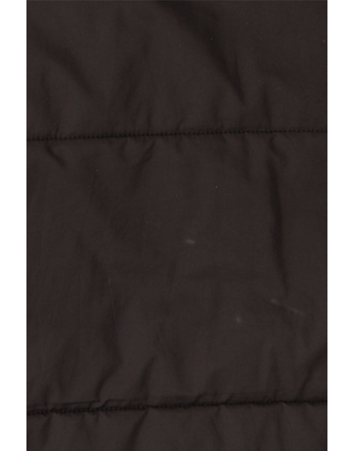 Puma Chaqueta acolchada con capucha para mujer UK 46 Grande Poliéster negro