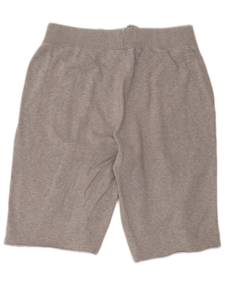 Champion Pantalones cortos deportivos para hombre de algodón moteado gris grande