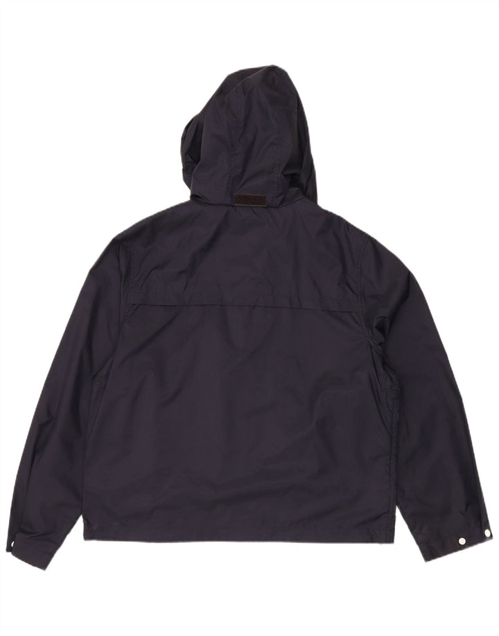 HOBBS Marilyn Anselm - Chaqueta impermeable extragrande para mujer, talla 40, tamaño mediano, azul marino