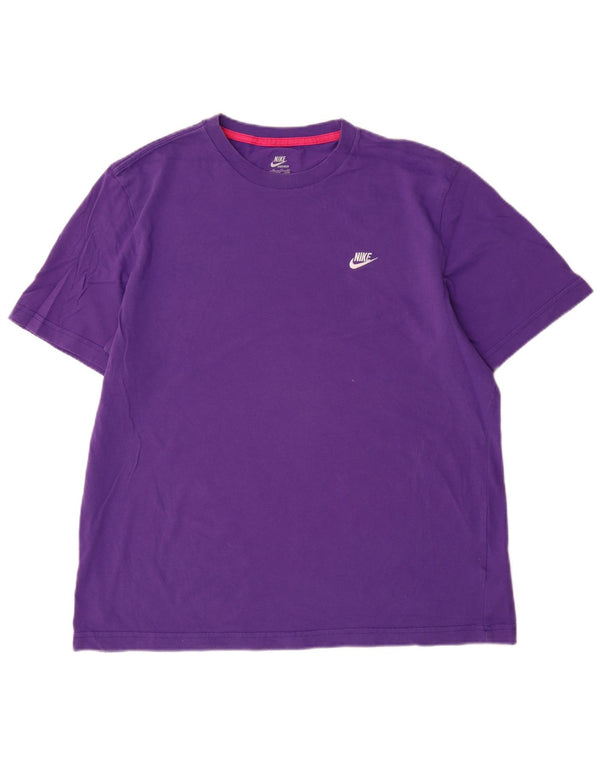 Nike - Camiseta para hombre, talla 46/48, color morado, algodón