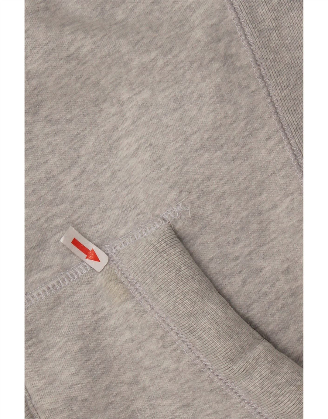 SUPERDRY Suéter con capucha y cremallera gráfica para hombre pequeño de algodón gris