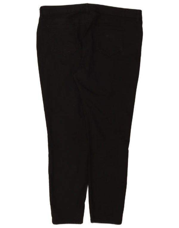 Pantalones informales ajustados para mujer de Fat Face UK 18 XL W38 L29 Algodón negro