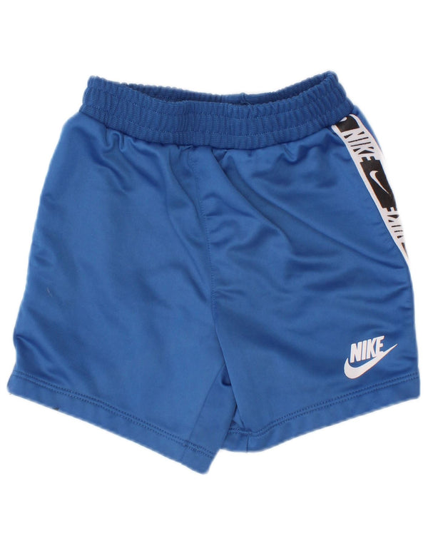 Nike - Pantalones cortos deportivos para bebés (18-24 meses), color azul, poliéster