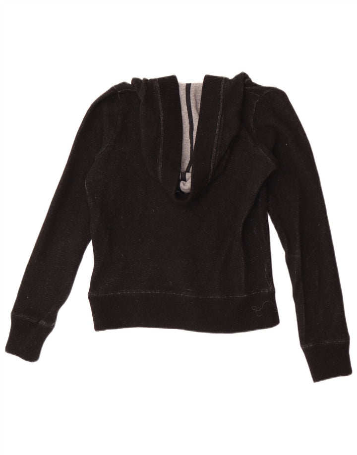 Woolrich Jersey con capucha para mujer UK 10 Small Black Wool