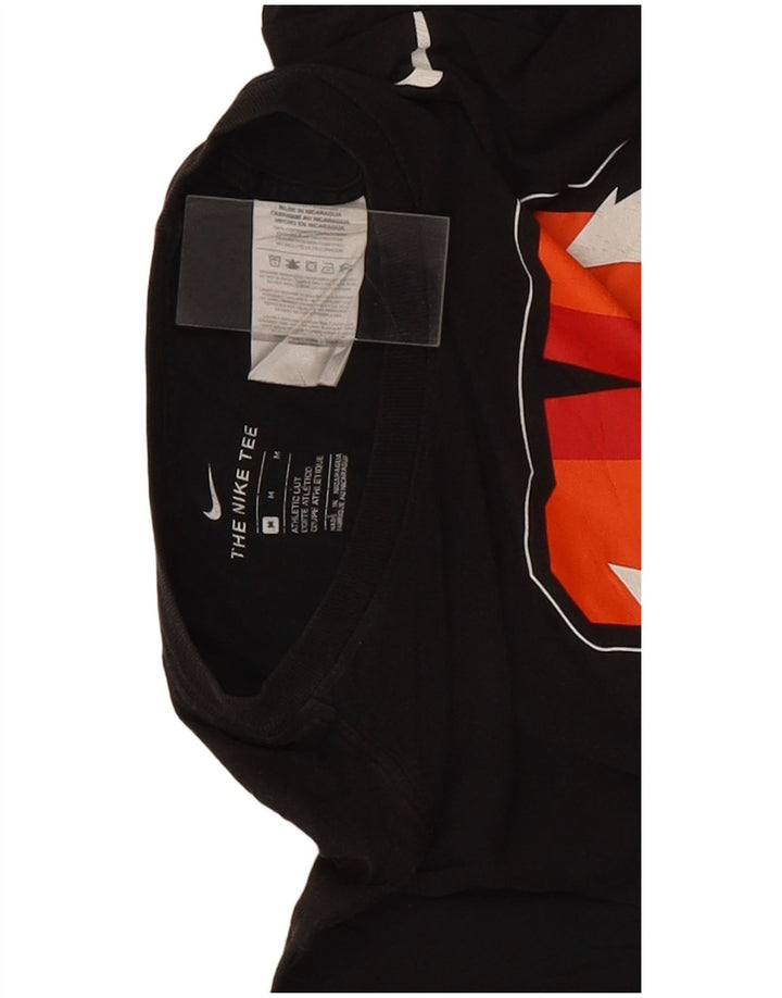 Nike Tiger Woods Graphic Camiseta para hombre, talla mediana, algodón negro