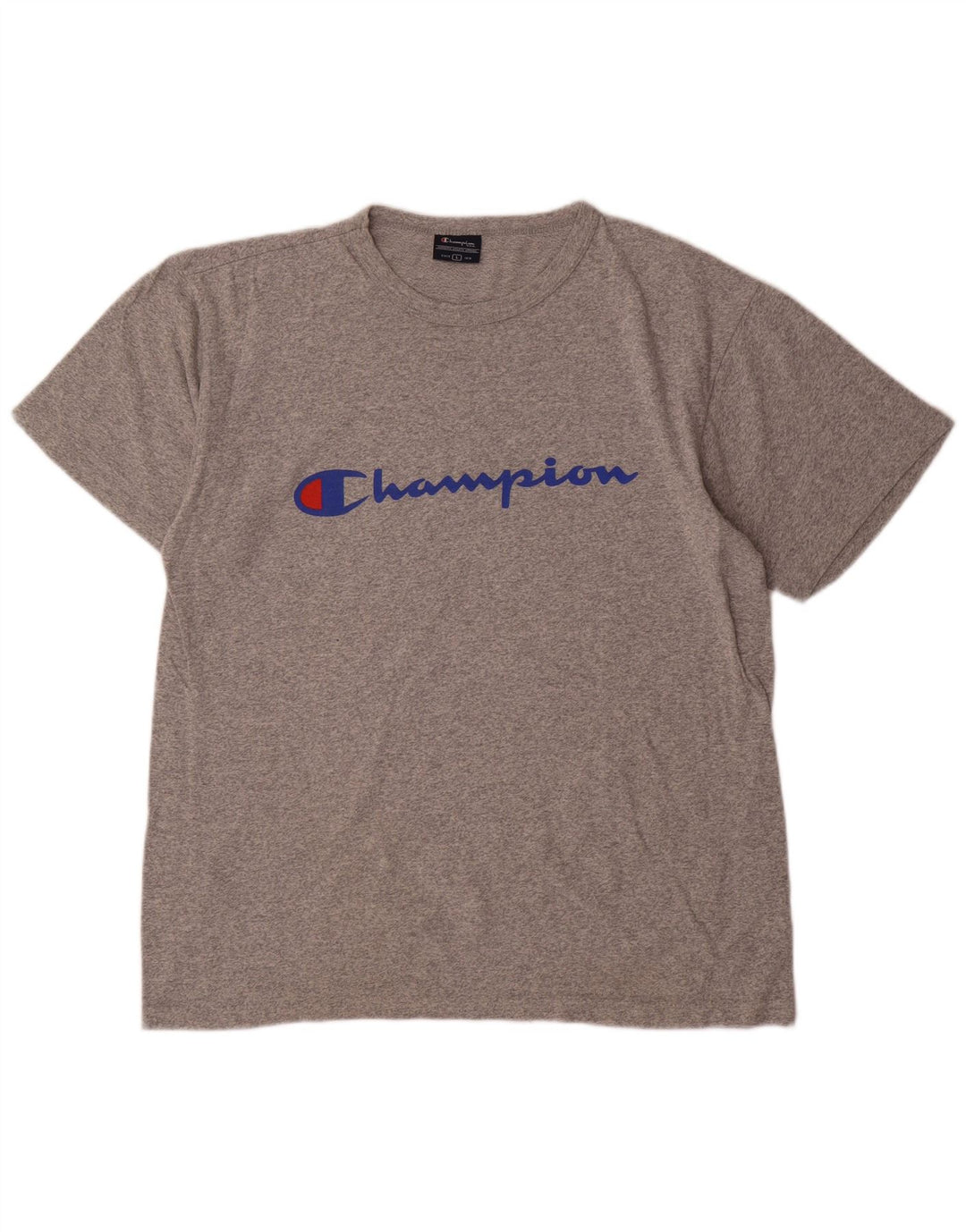 Champion Camiseta gráfica para hombre Top grande gris moteado