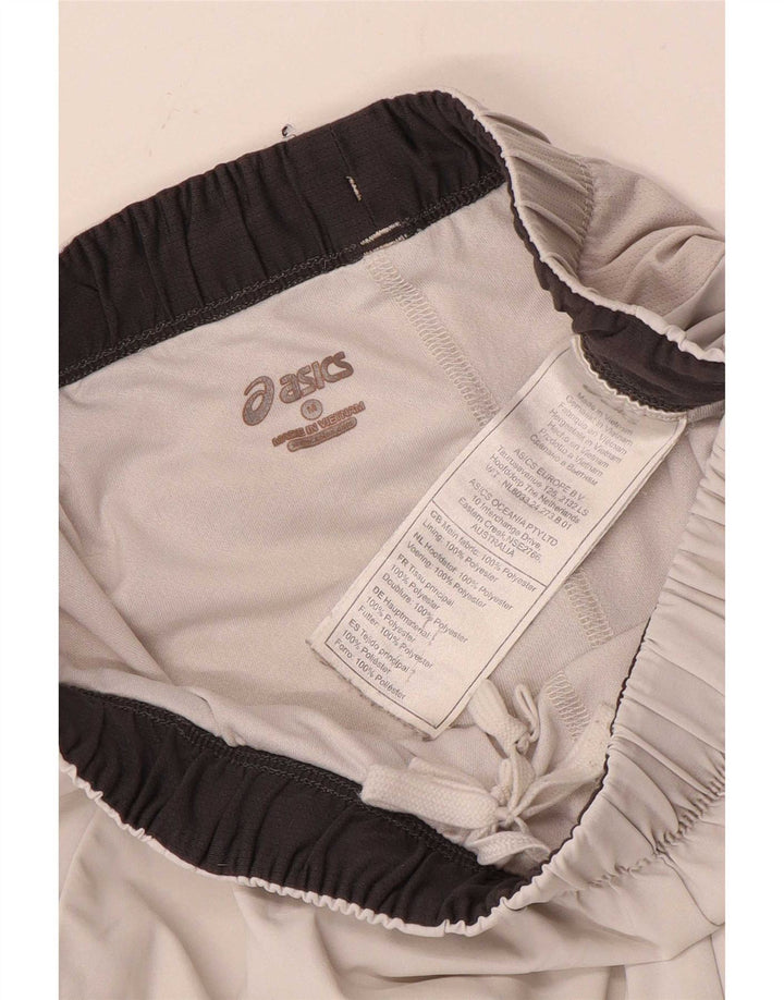 Pantalón Corto Deportivo Asics Hombre Medio Blanco Poliéster