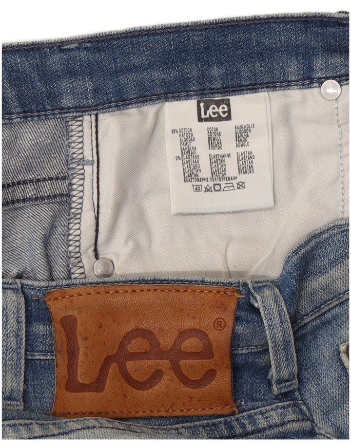 Lee Mens Lowell Denim Shorts W30 Algodón Azul Medio