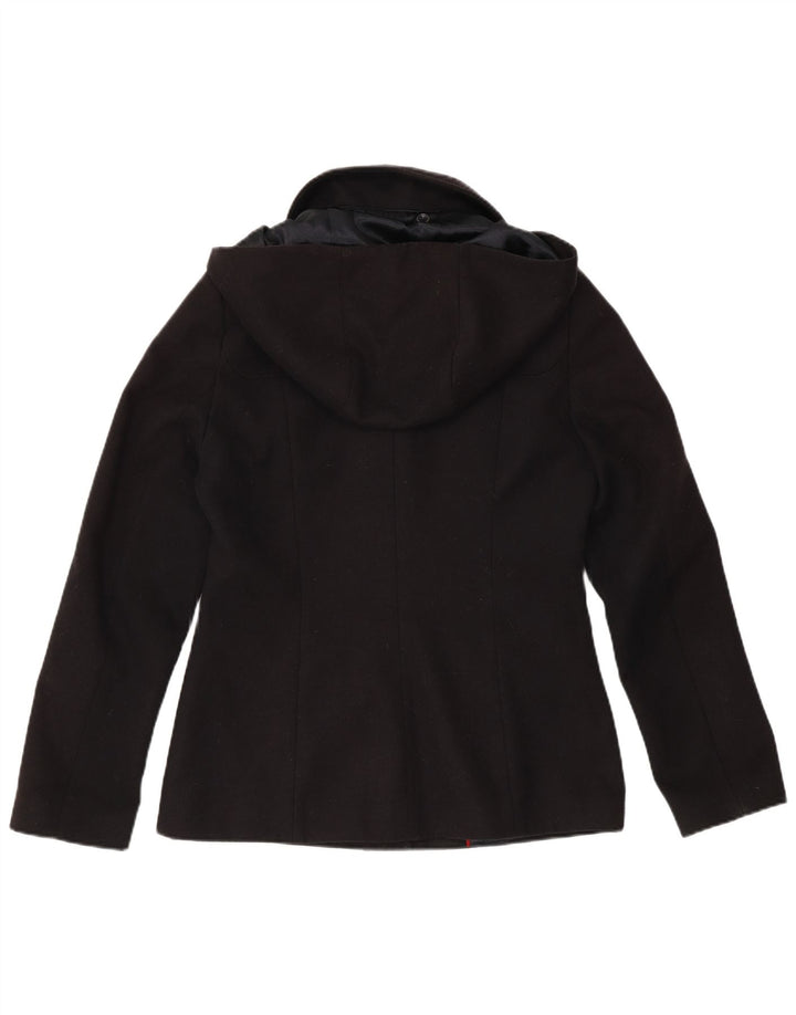 LAURA ASHLEY Chaqueta tipo blazer con capucha y 5 botones para mujer UK 10 Small Azul marino